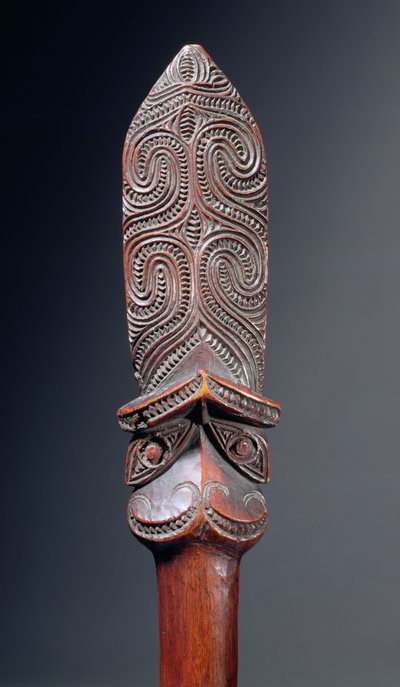 Taiaha Staff by Maori